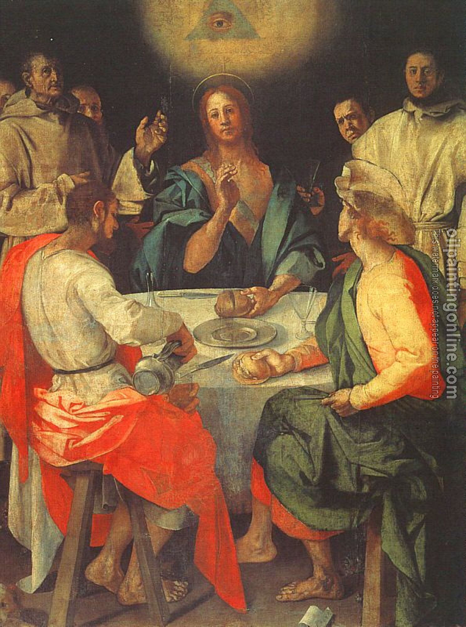Pontormo, Jacopo da - The Meal in Emmaus